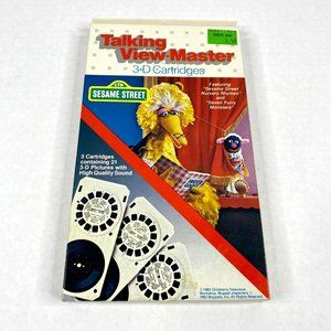 Talking View-Master Stereoviews 3-D Sesame Street Muppets Big‎ Bird Vintage 4429